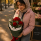 دسته گل رز قرمز